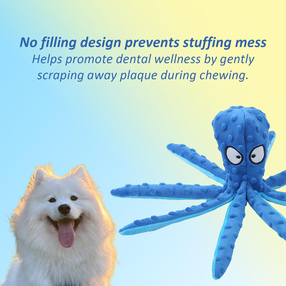 Whiskerspot octopus dog toy is machine washable for easy cleaning