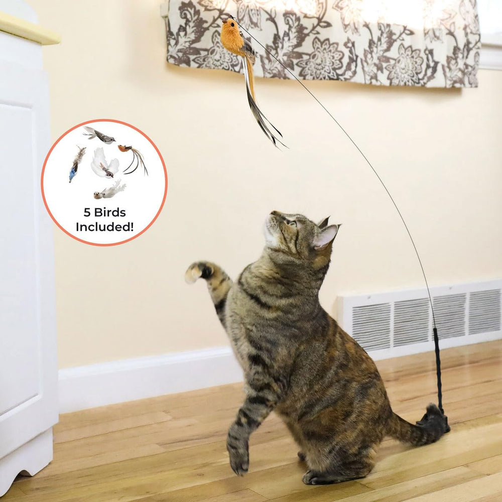 Whiskertons-flexible-rod-action: realistic slinging motion enhances hunting-style play.