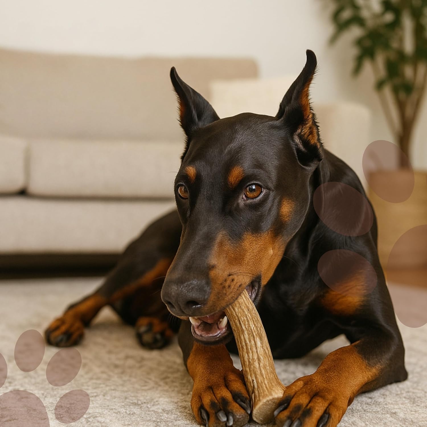 WhiteTail Naturals extra-large chew; natural minerals support chewing satisfaction