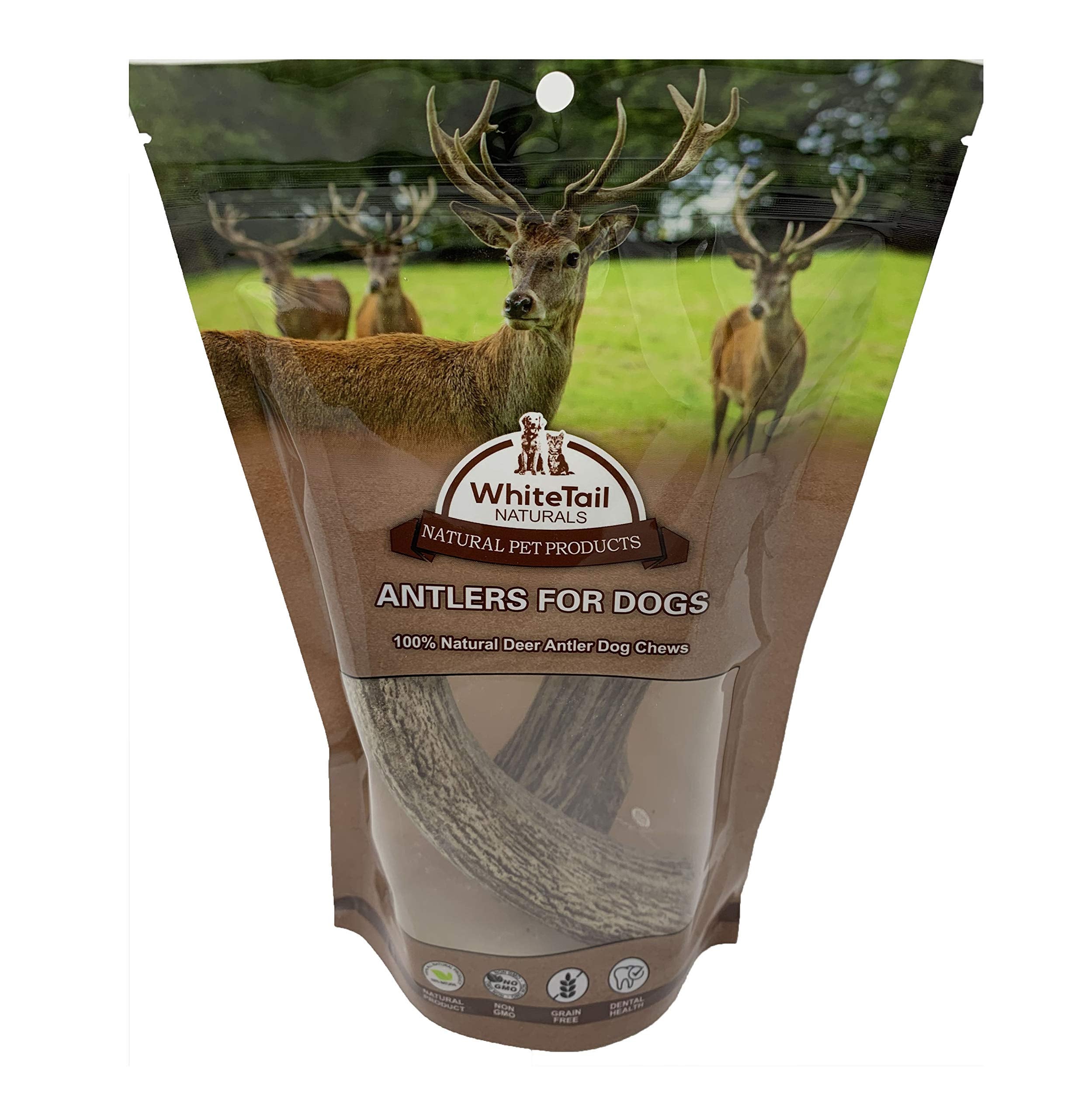 WhiteTail Naturals mess-free chew for indoors, reducing greasy residue and odor.