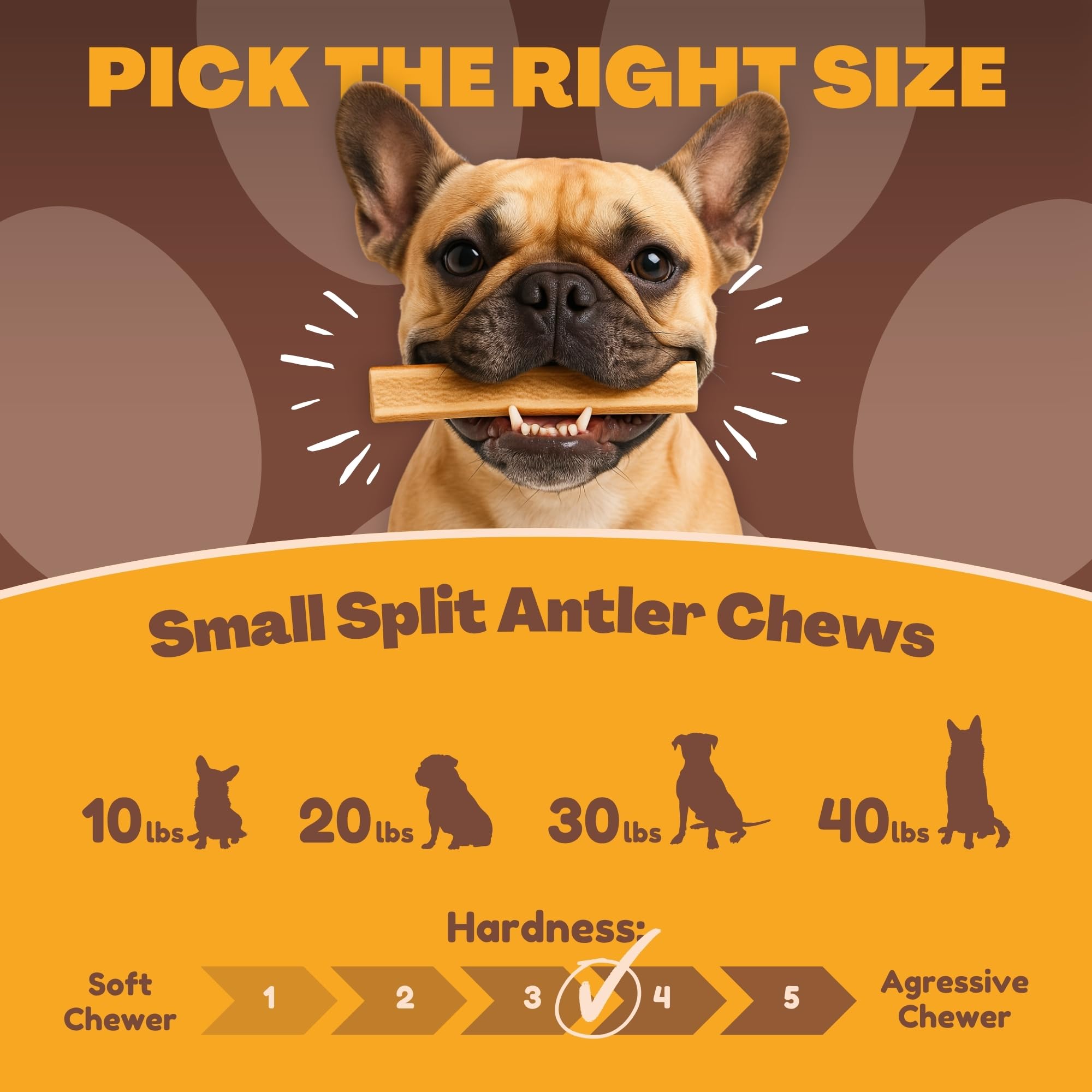 WhiteTail Naturals naturally shed antlers indicate a renewable, traceable chew for pets