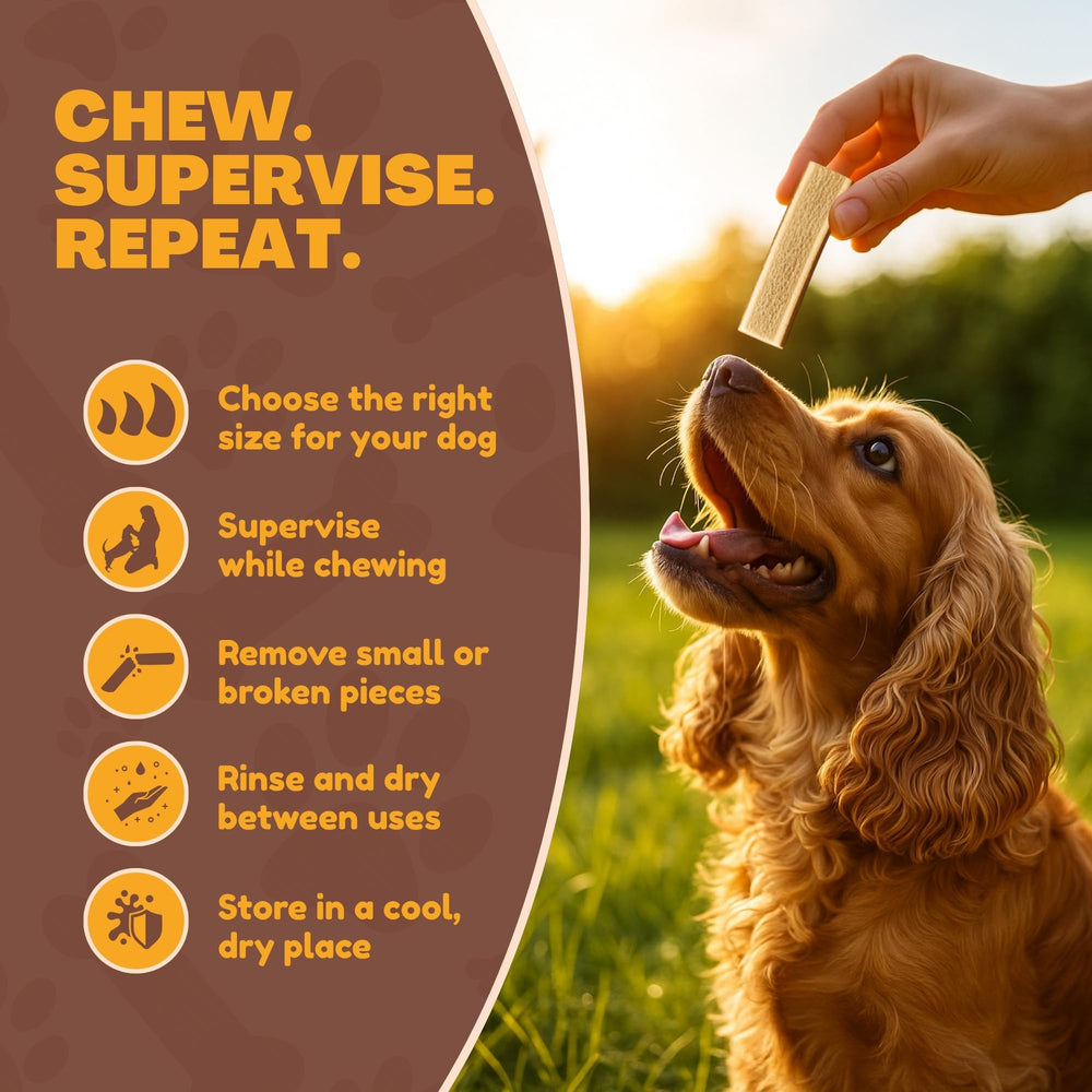 WhiteTail Naturals no preservatives maintain a simple, natural chew experience