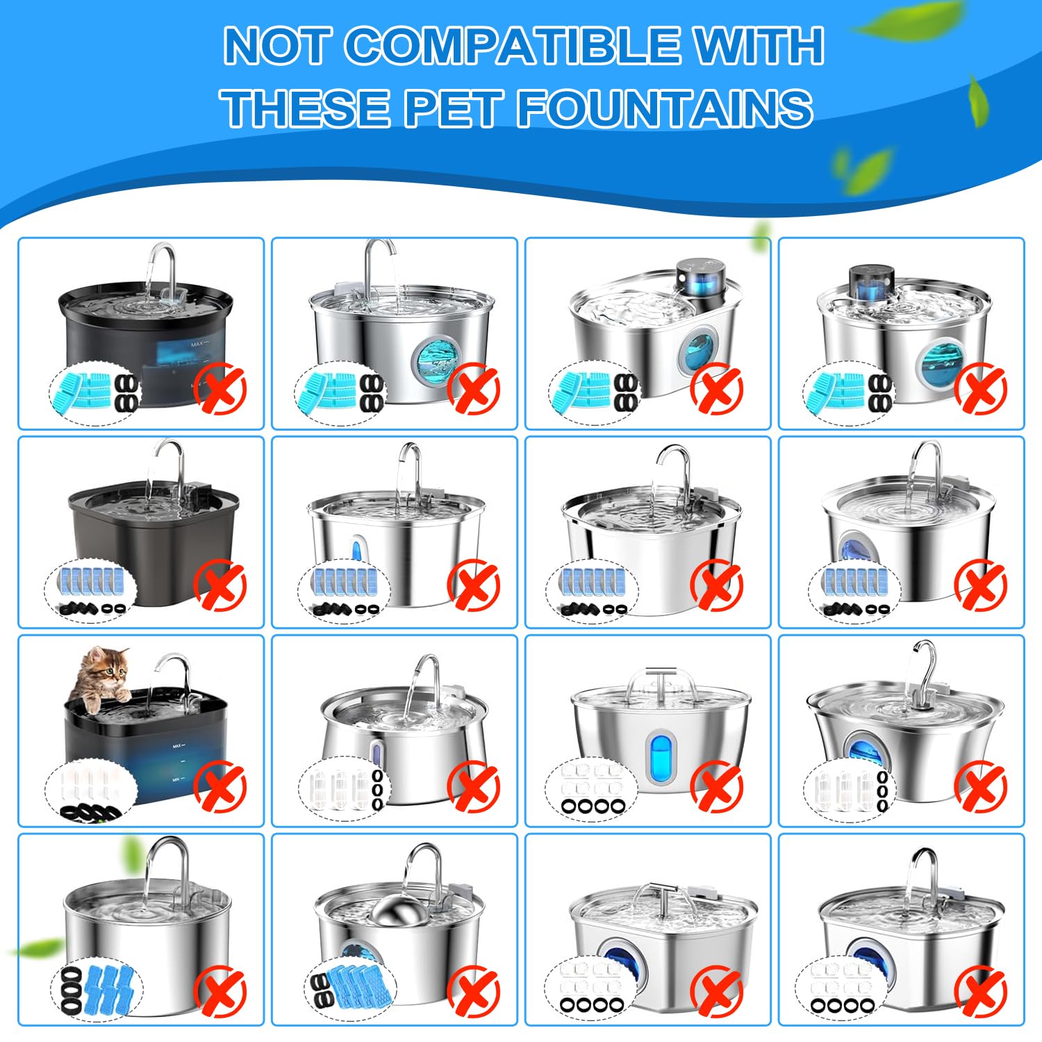 Whksoy eco-friendly materials ensure pure water for pets.