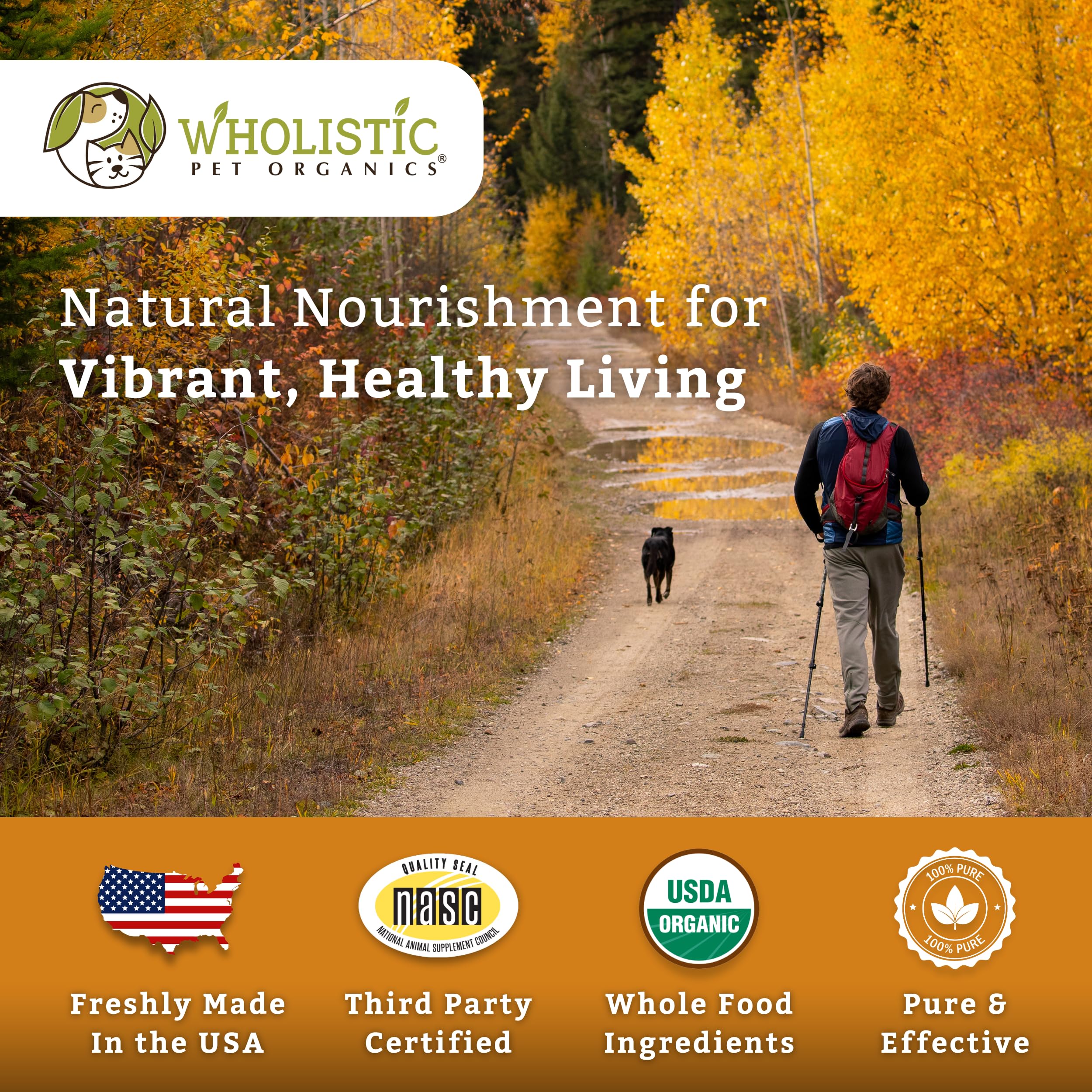 Wholistic Pet Organics Canine Complete-us-made-nasc — USA-made quality with NASC seal.