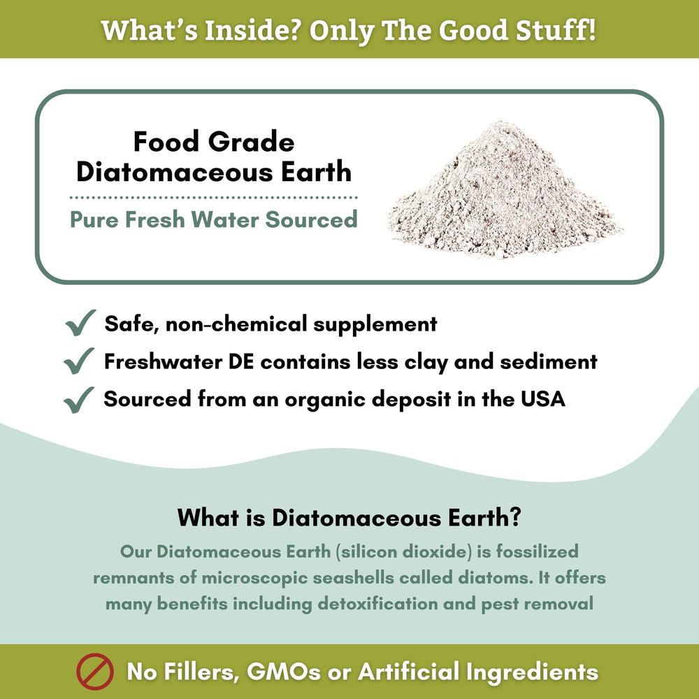 Wholistic Pet Organics Diatomaceous Earth supports digestive routines in dogs and cats