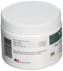 Wholistic Pet Organics Sea Coral Calcium showing dog teeth and bones.