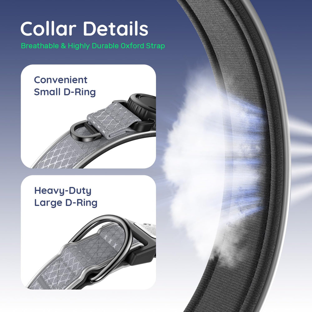 WhoseID reflective stitching enhances visibility during night walks.