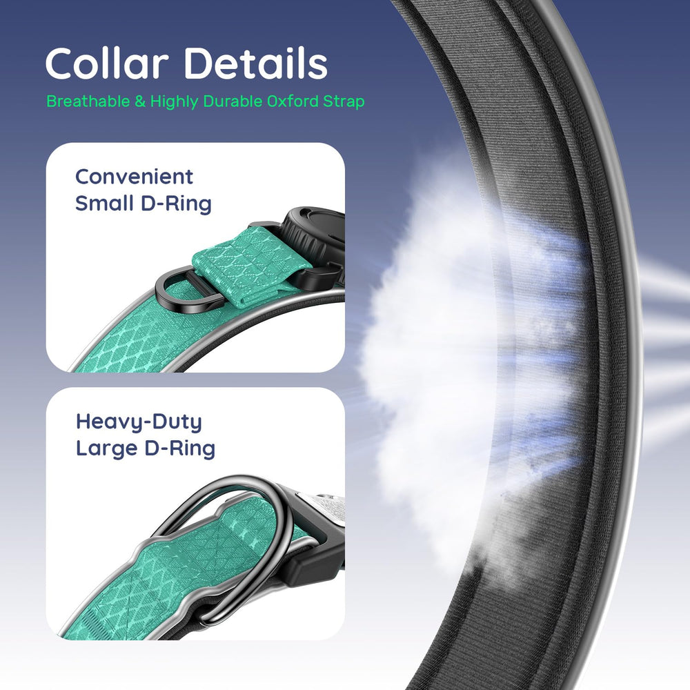 WhoseID Airtag dog collar includes security tool for simple Airtag installation