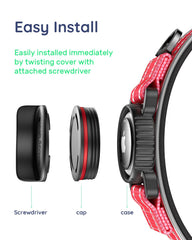 WhoseID Airtag Dog Collar IPX8 waterproof design protects AirTag during rain or play.