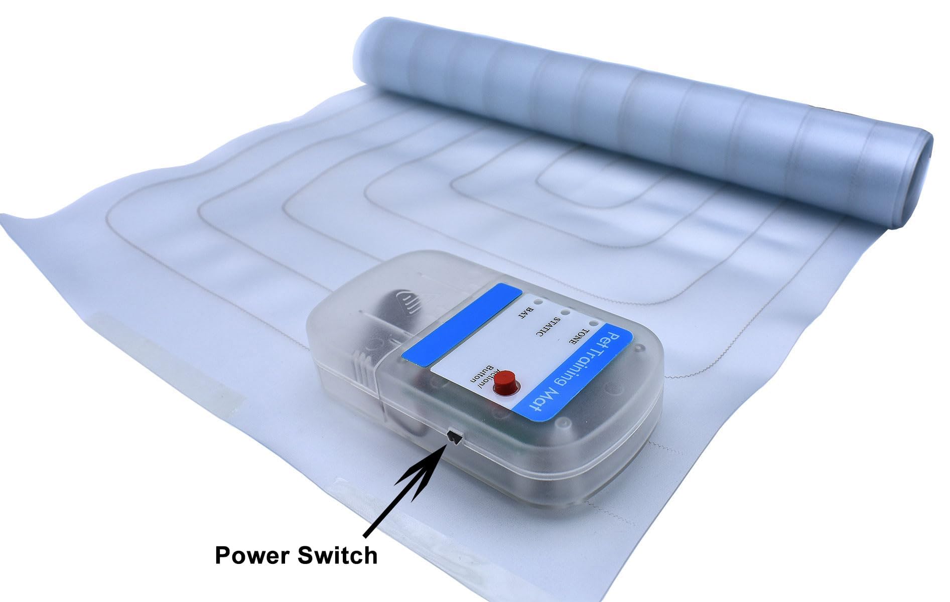 WiXfer electric mat sofa protection image highlights edge shielding against paws