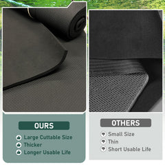 Wibeelee two-pack demonstrating durable waterproof protection under a tank.