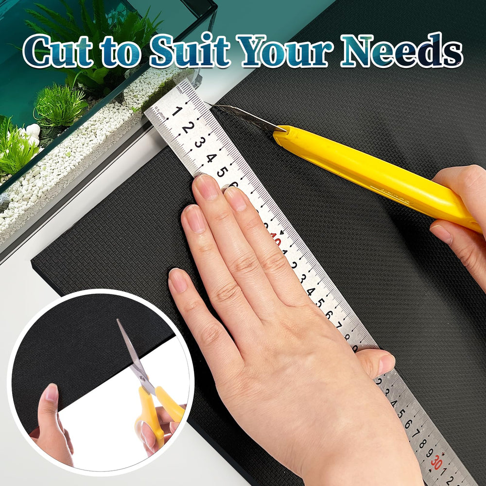 Wibeelee cut-to-fit edge highlighting easy customization for irregular footprints.