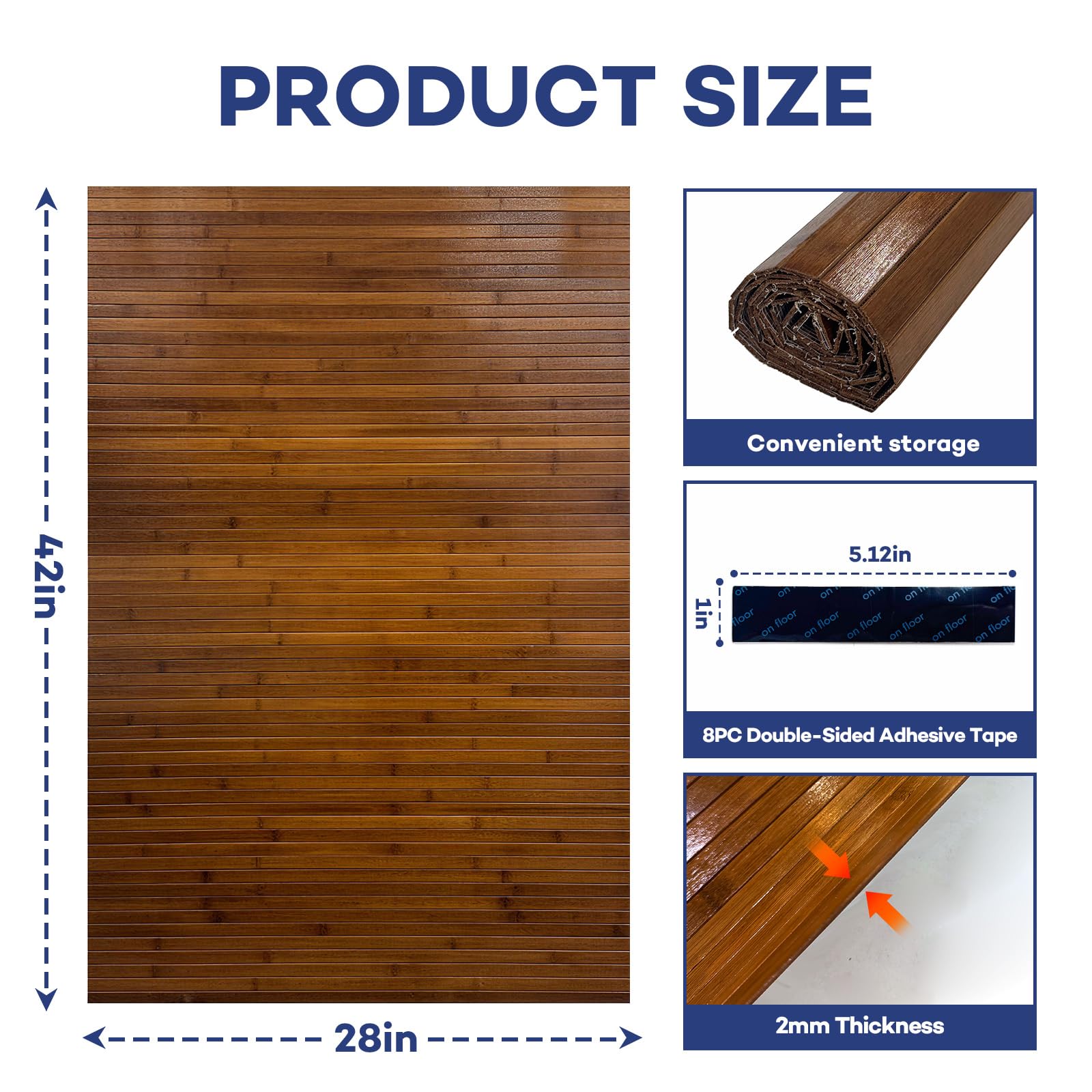Wibeelee bamboo crate topper closegrain highlights natural grain and easy-clean surface