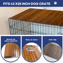 Wibeelee dog kennel topper flat surface adds display space for toys and decor