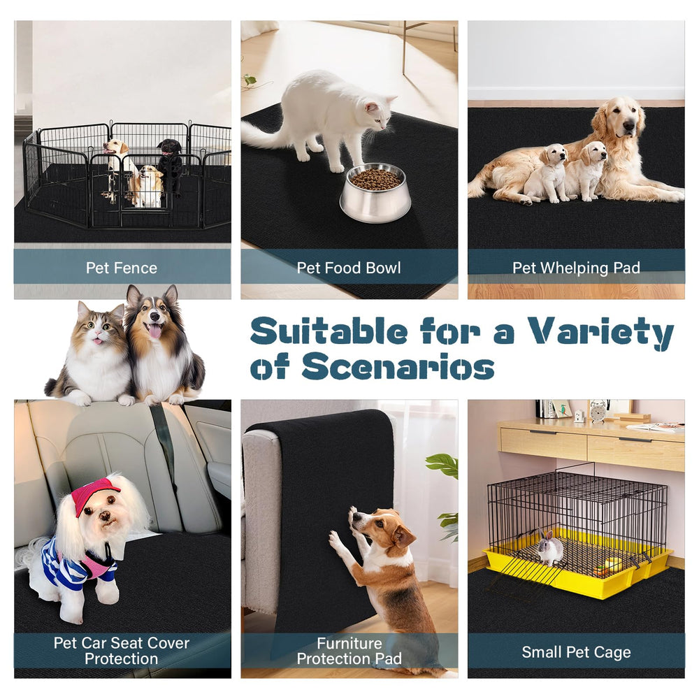 Wibeelee mat washes easily and air-dries for reuse.