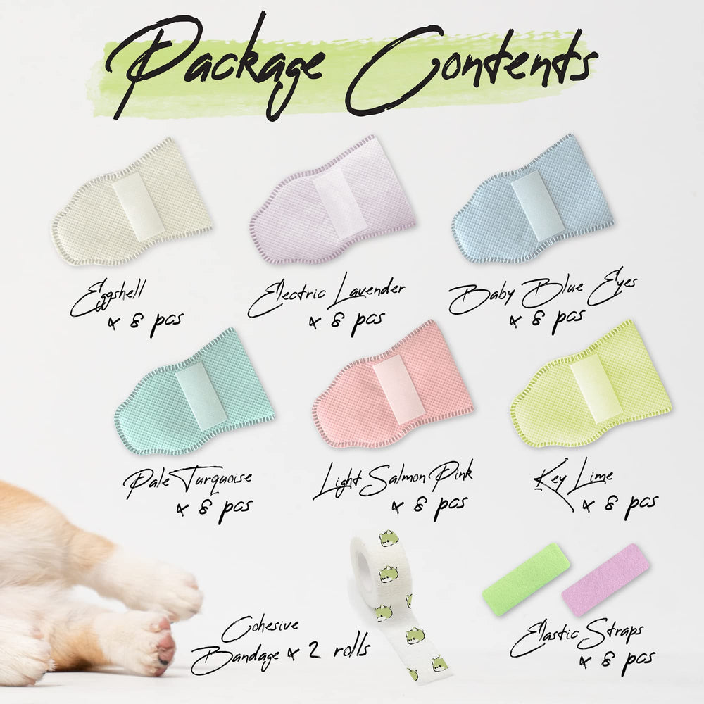 WICKEDPUP paw booties wound-bandage design covers injuries for healing support