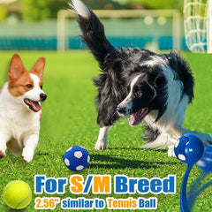 Bola verde suave de Wieppo con chirri, ideal para perros pequeños