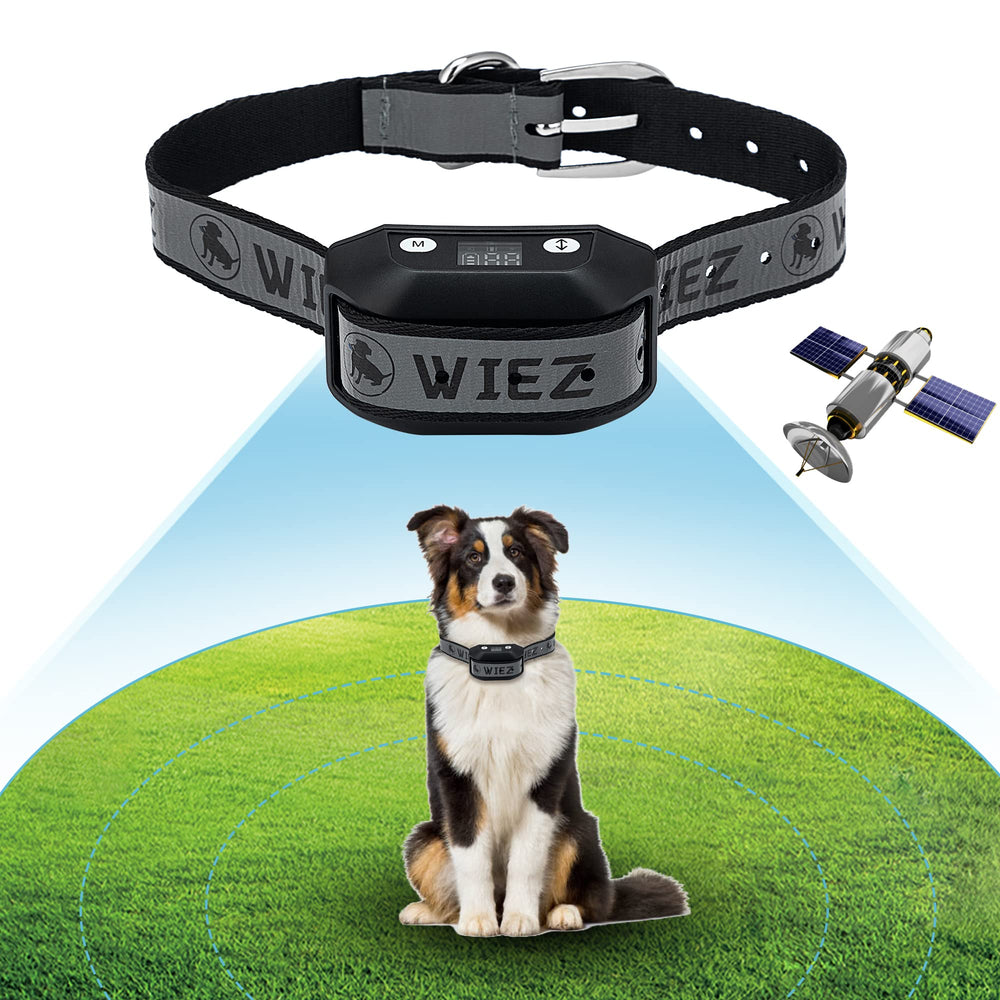 WIEZ GPS dog fence boundary map for safe outdoor play.