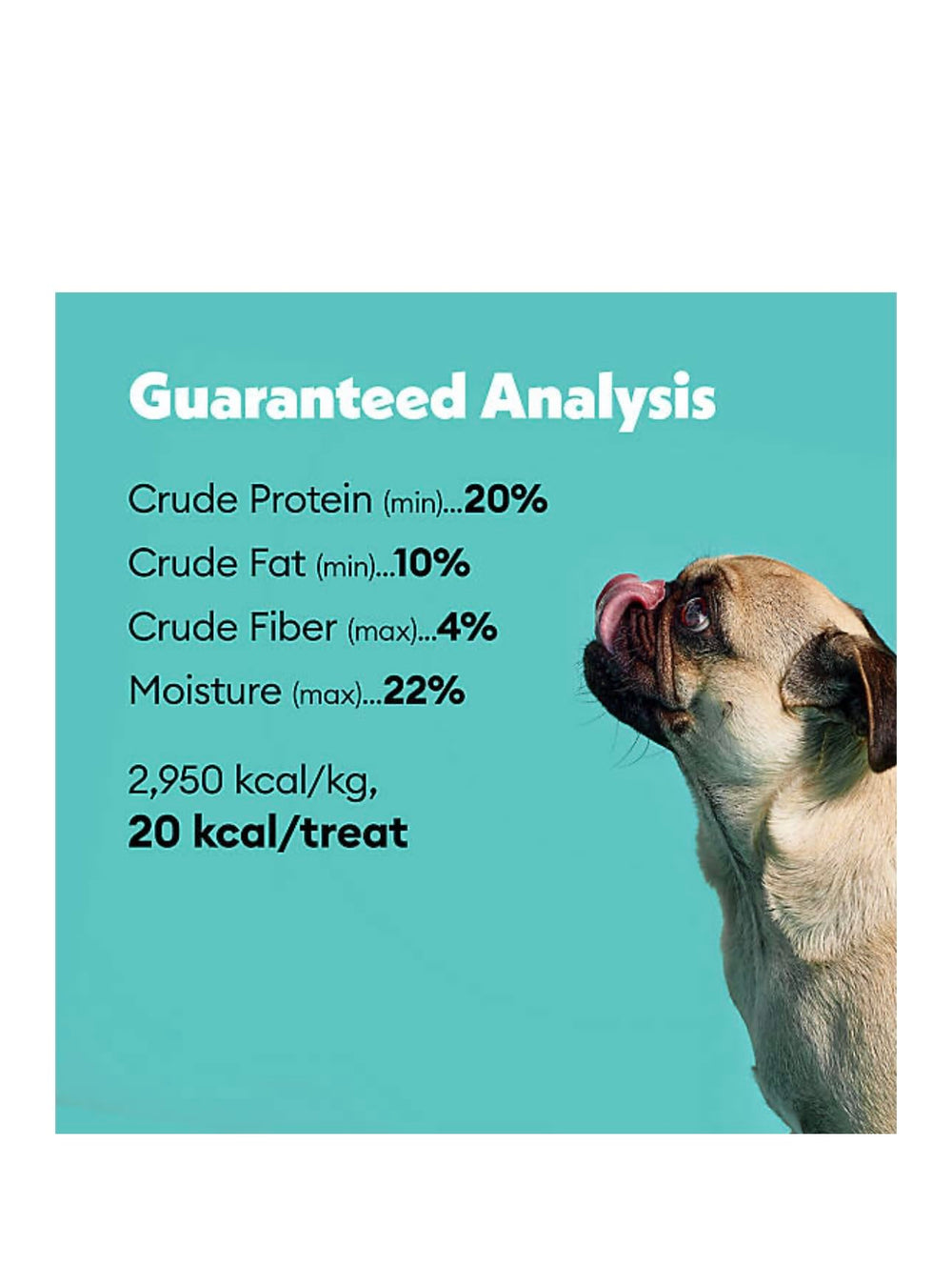 Wiggles & Wags Chewy Bones 1lb bag, ample rewards for training sessions.