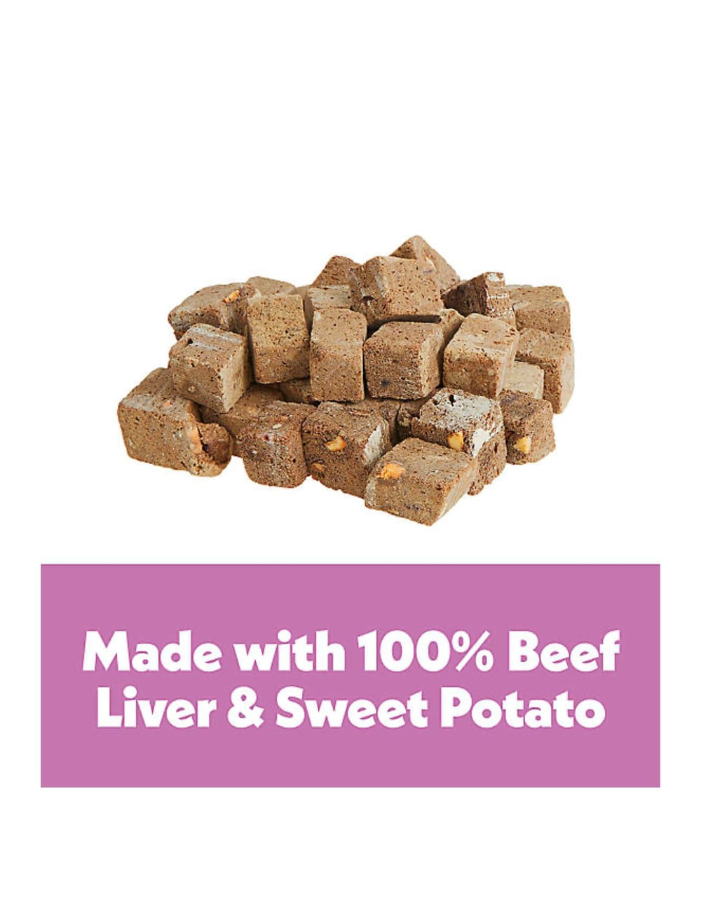 Wiggles & Wags sweet potato flavor detail shows appealing texture and nutrition.
