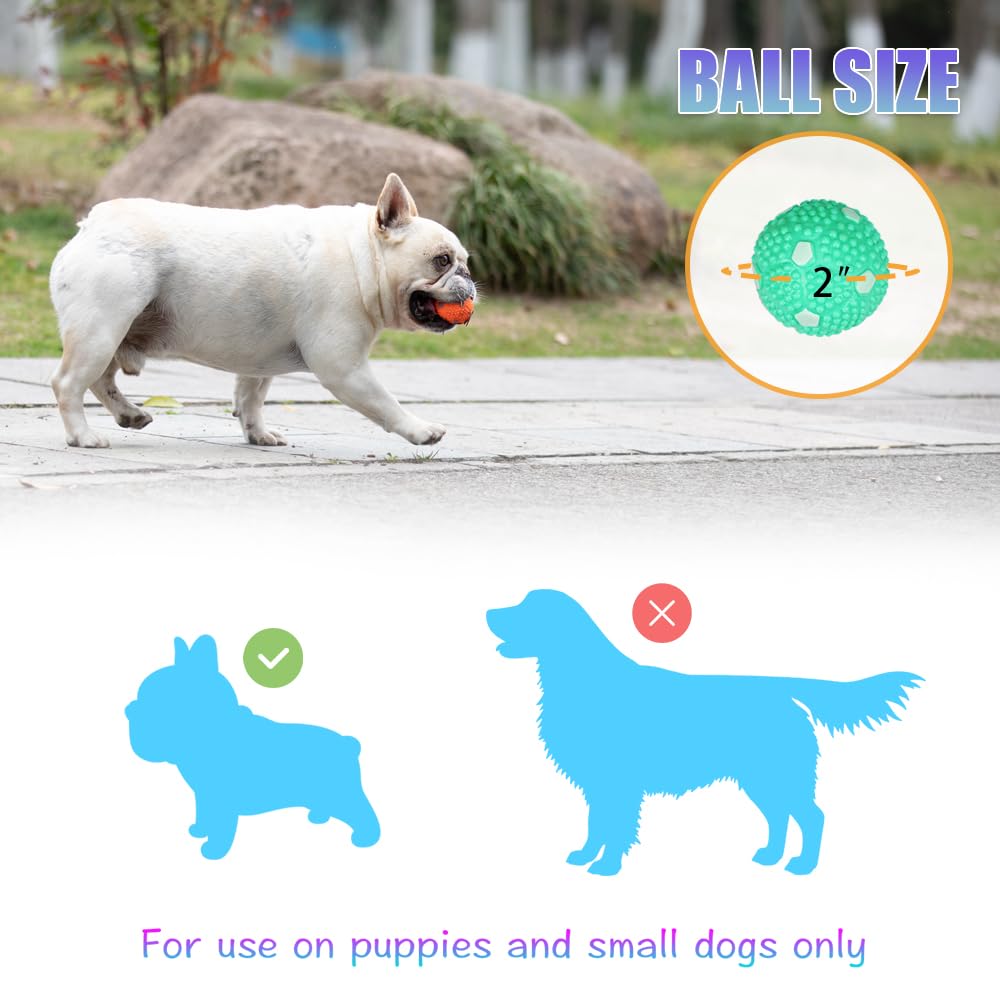 WIGGLYTAIL balls suited for small dogs during indoor or outdoor play.