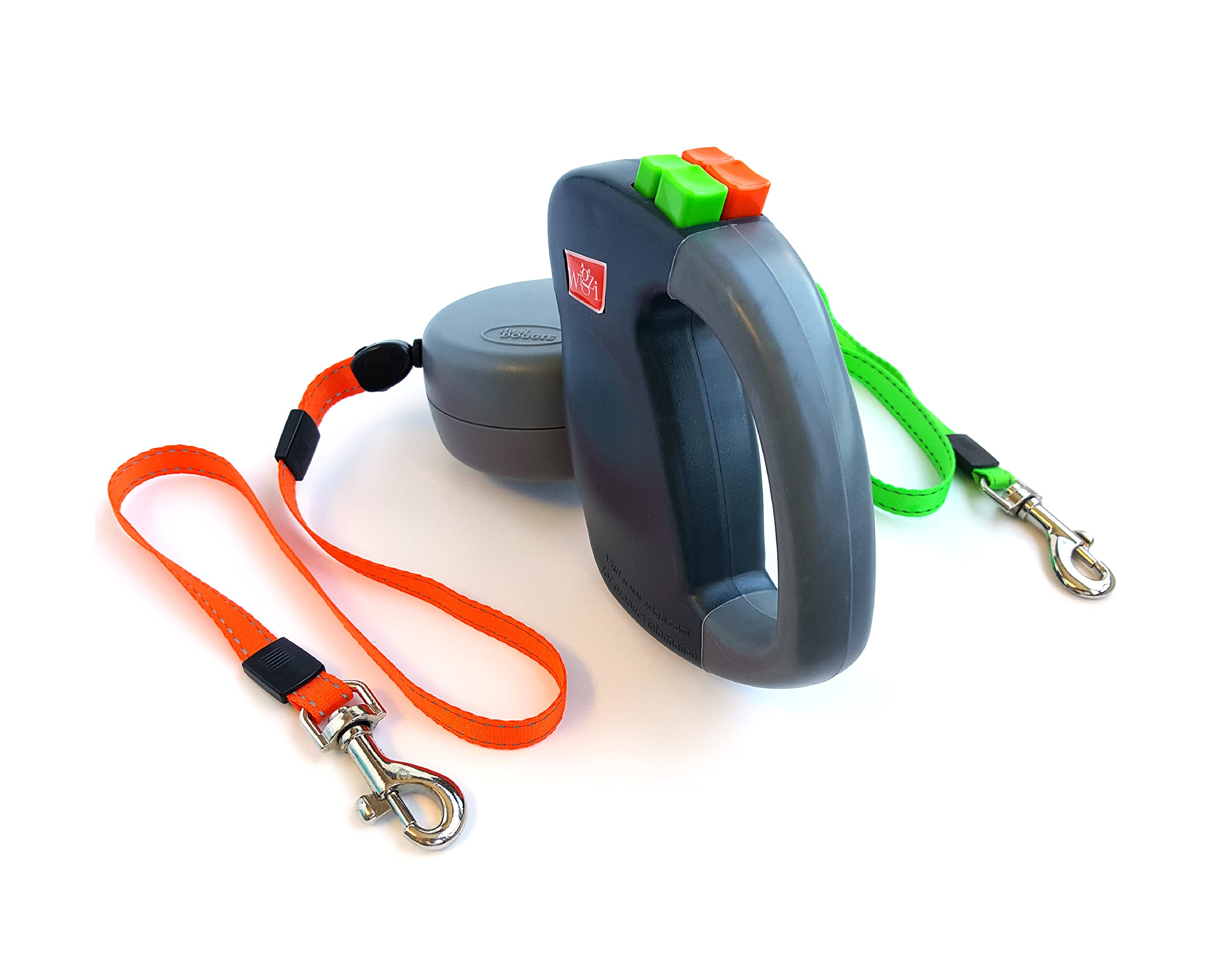 WIGZI Dual Doggie waterproof design supports weatherproof walks and splashes.