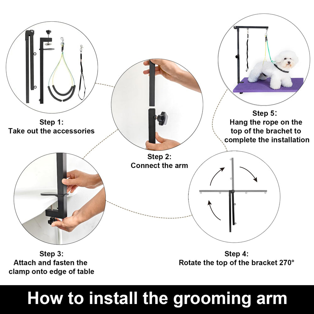 Wikdey thick iron arm with rustproof coating stays sturdy through repeated use.