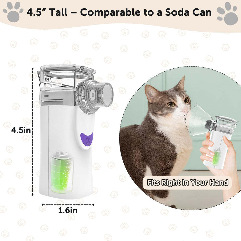 WIKSRY Cat Nebulizer easy-clean, quick disassembly after use