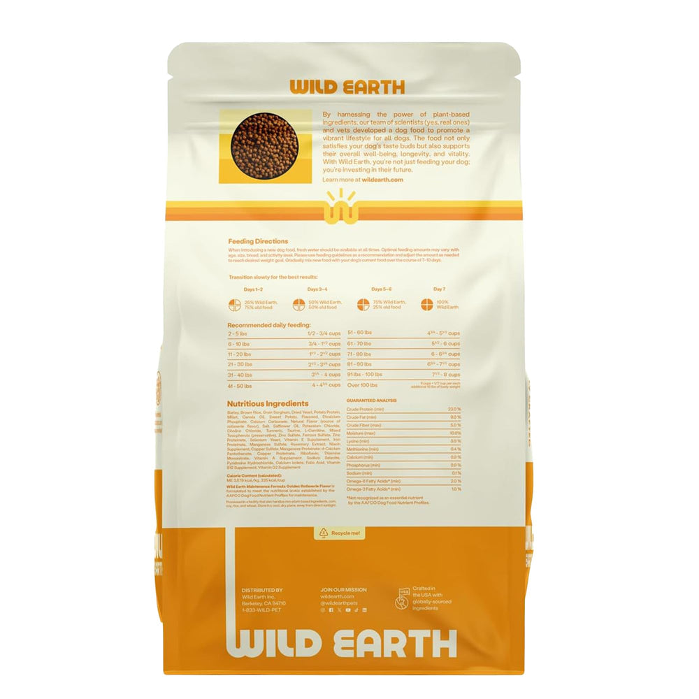 Wild Earth vegan dry dog food-ingredients-sweet-potato close-up highlights wholesome superfood