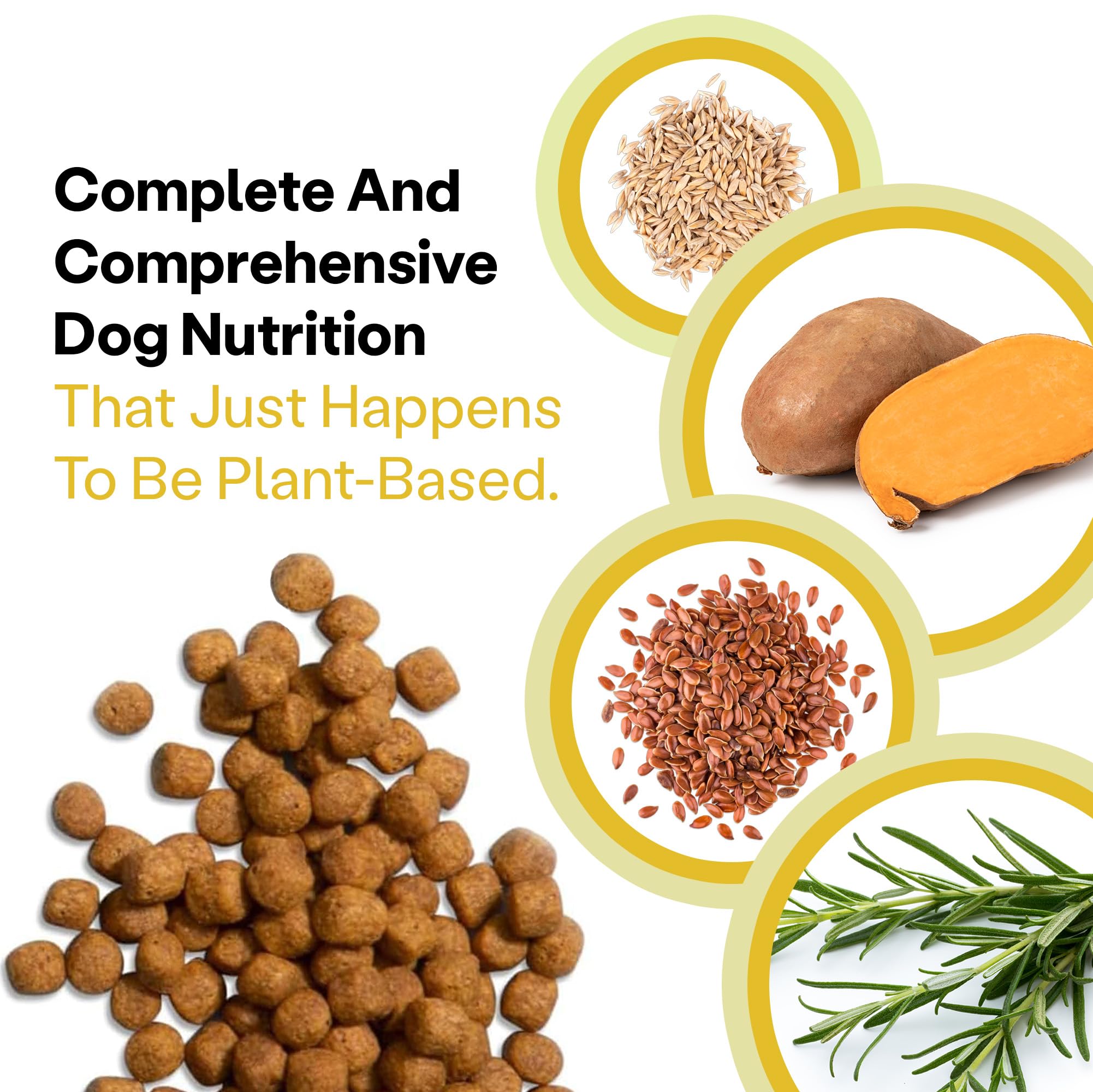 Wild Earth vegan dry dog food-made-in-usa label highlights USA-made production and global sourcing
