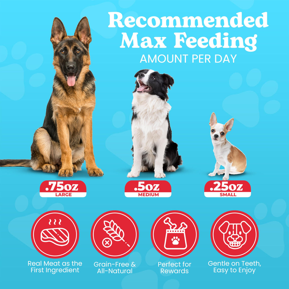 Wild Meadow Farms Beef Minis small-dog use illustrates training sessions and meal toppers