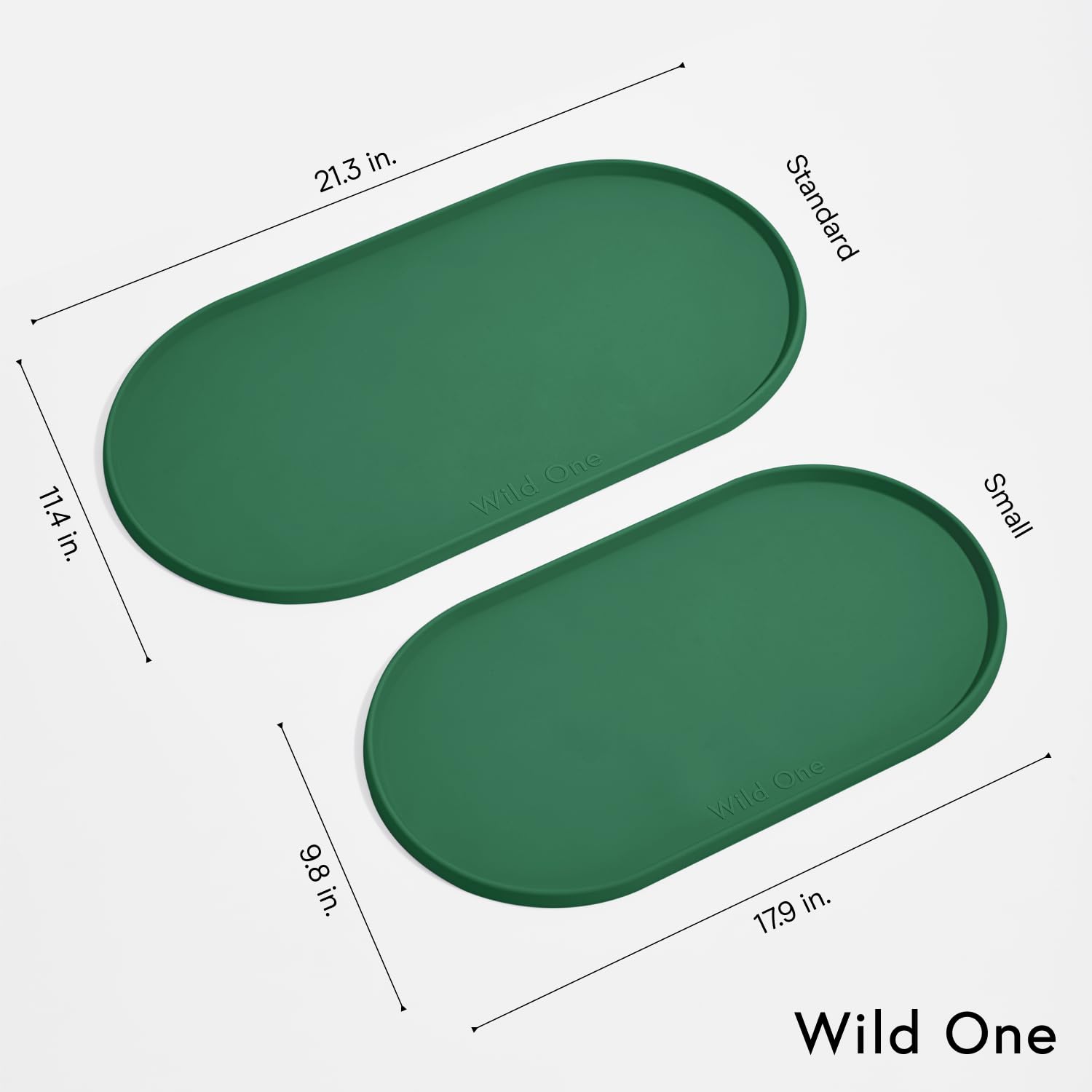 Wild One placemat with bowl demonstrates spill containment during meals.