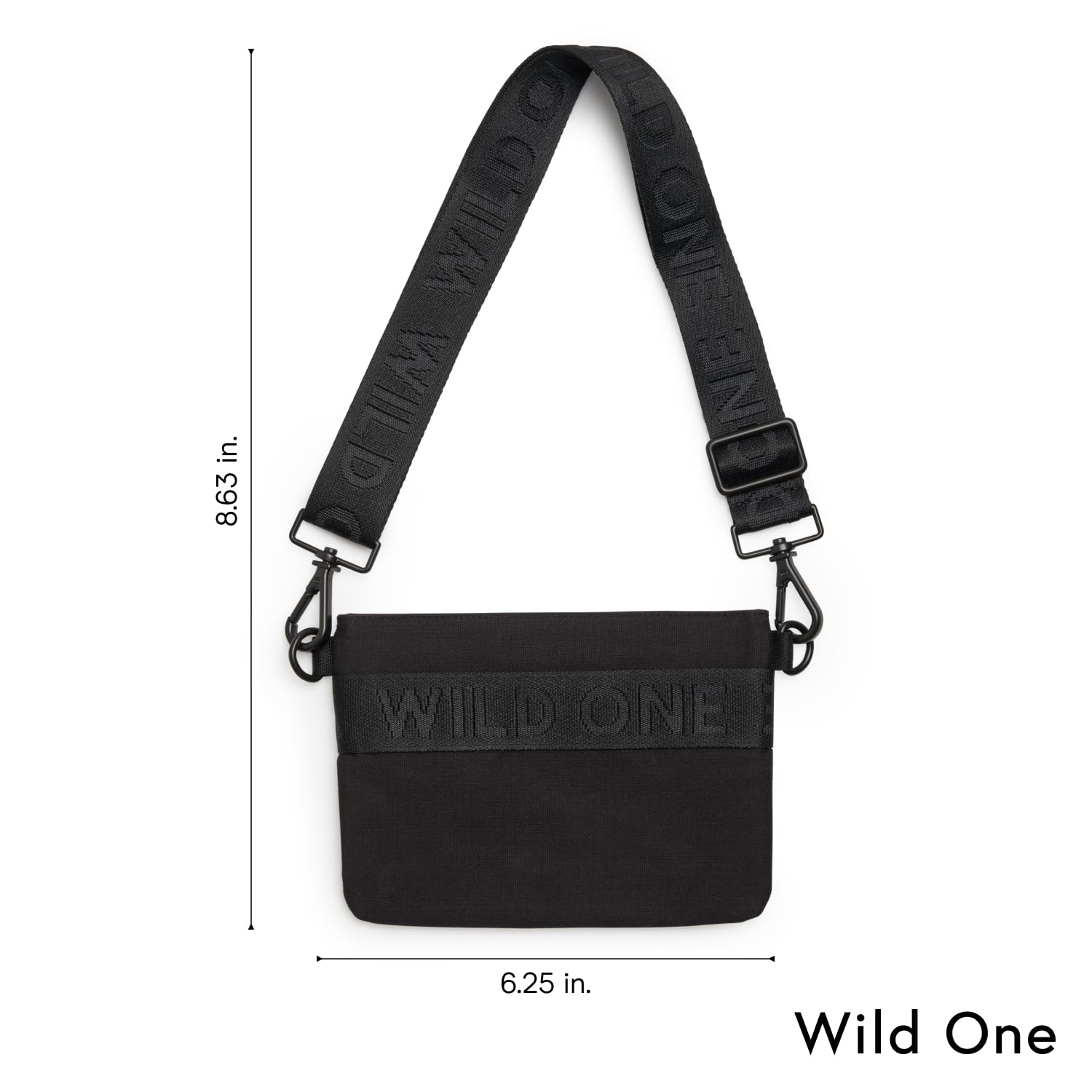 Wild One Treat Pouch eco recycled knit material reduces plastic waste.