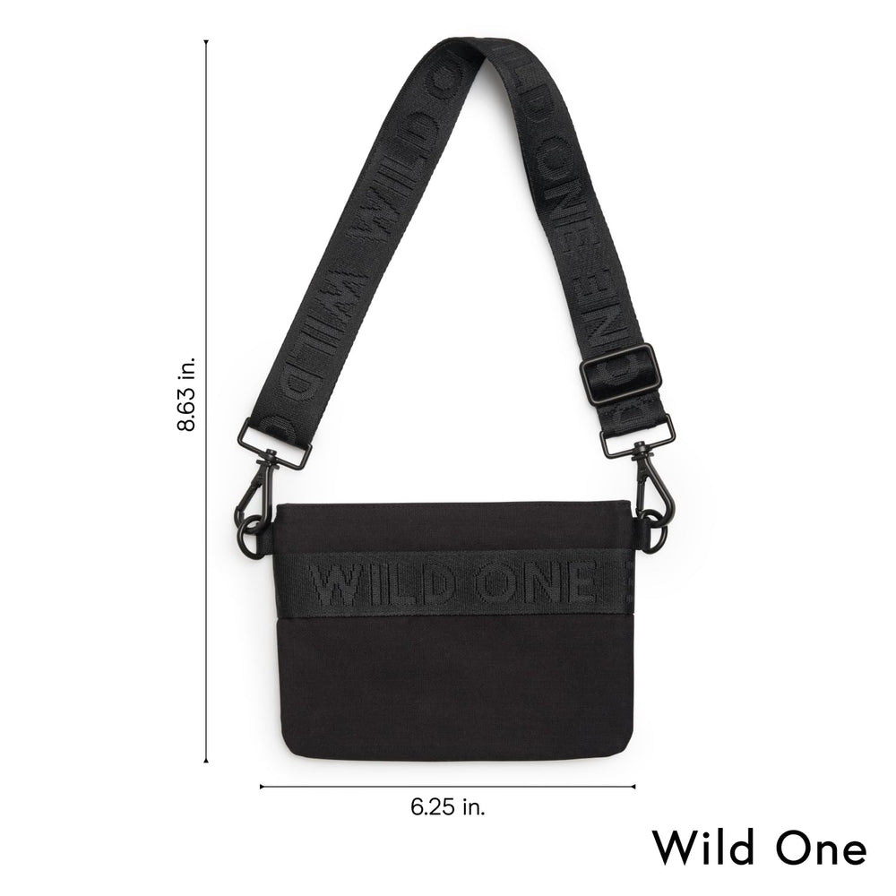 Wild One Treat Pouch eco recycled knit material reduces plastic waste.