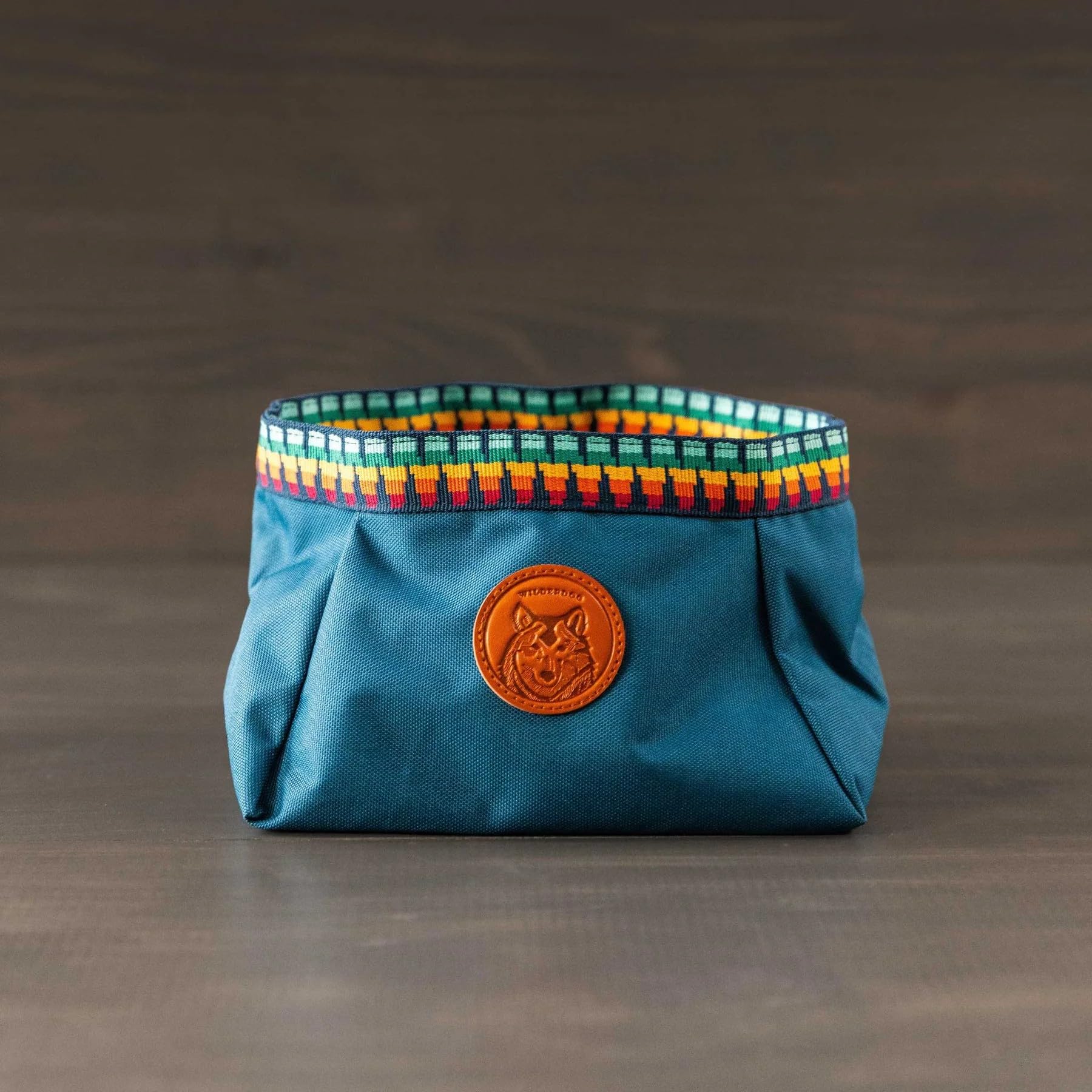 Wilderdog Backpacking Bowl filled with water during a camping trip