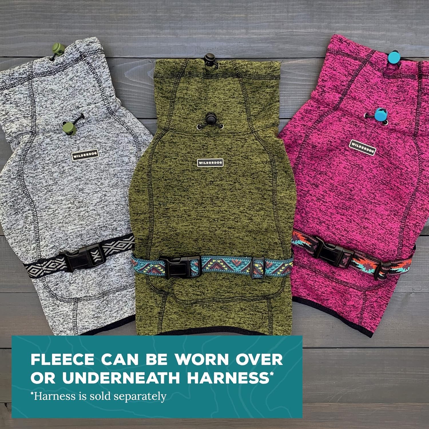 Wilderdog outdoor gear line paired with camping or backpacking activities