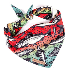 Wilderdog dog bandana soft mesh fabric for breathable comfort.