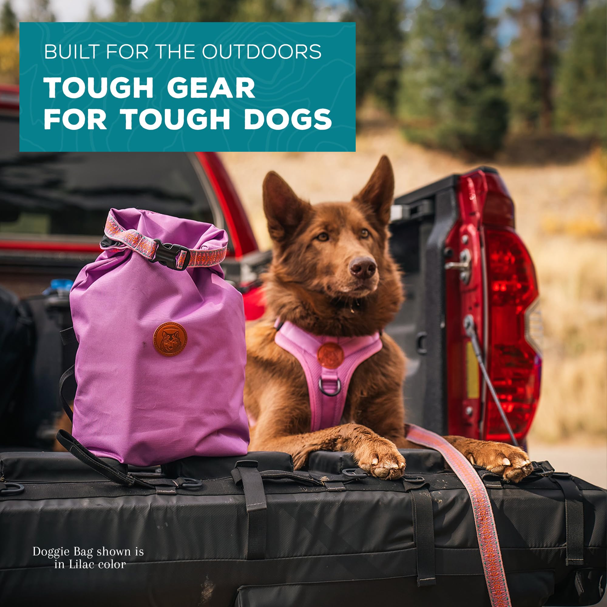 Wilderdog Doggie Bag lightweight design at 7.6 oz for minimal added bulk.