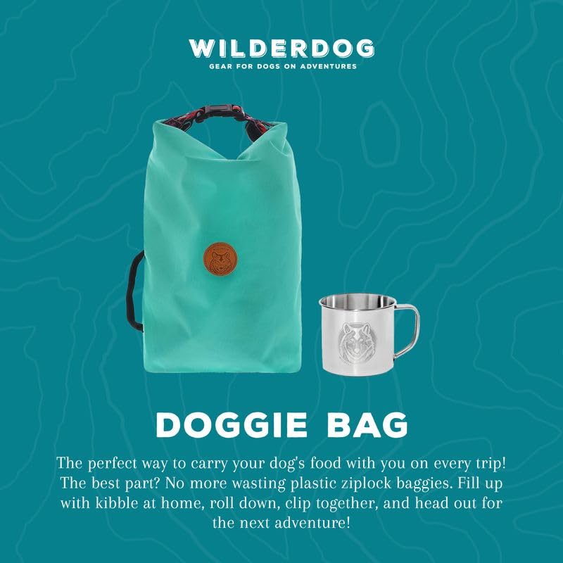 Wilderdog Doggie Bag water-resistant outer for rugged days.
