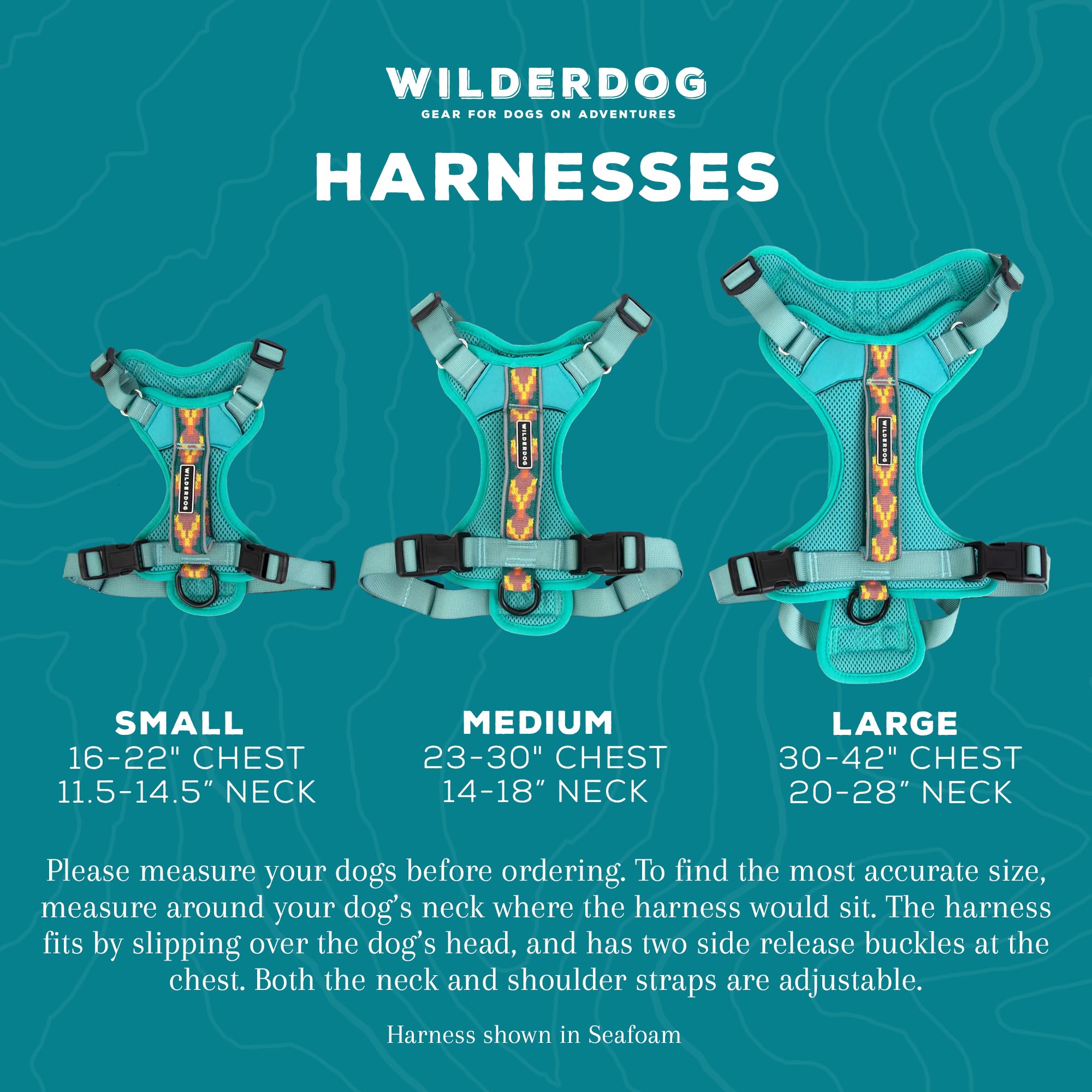 Wilderdog harness reflective stripes enhances visibility during night strolls