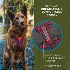 Wilderdog top handle enables easy lifting over obstacles