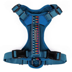Wilderdog Lightweight Harness overhead-fit design for easy slips during daily walks