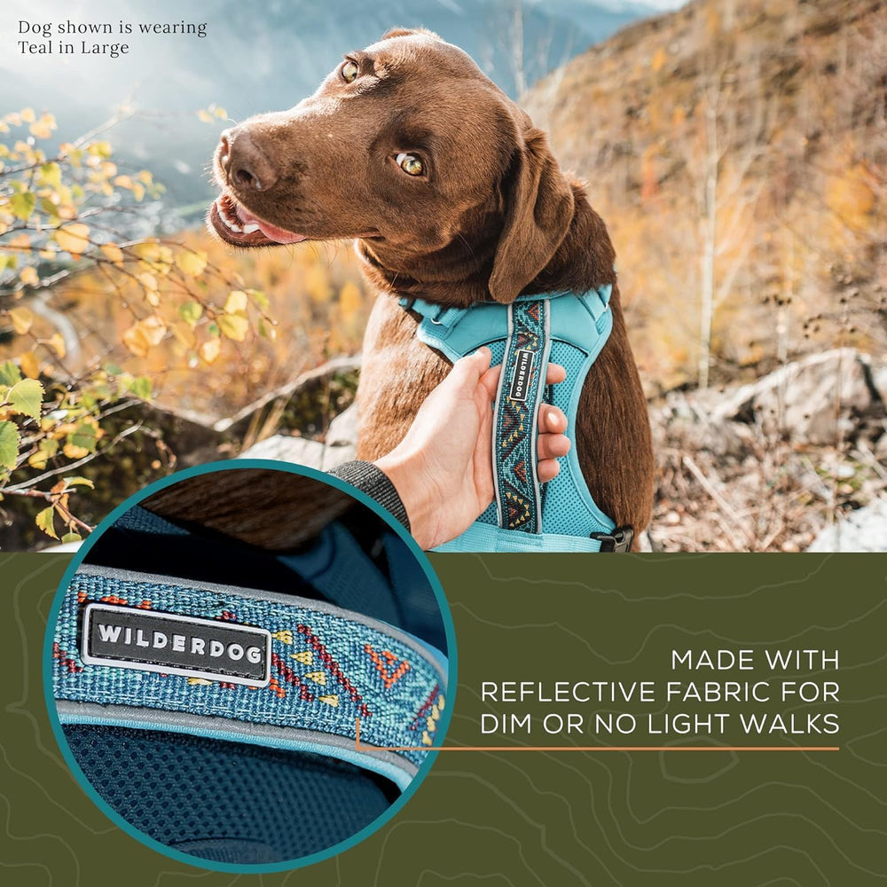 Wilderdog adjustable neck strap ensures snug breathable fit across sizes