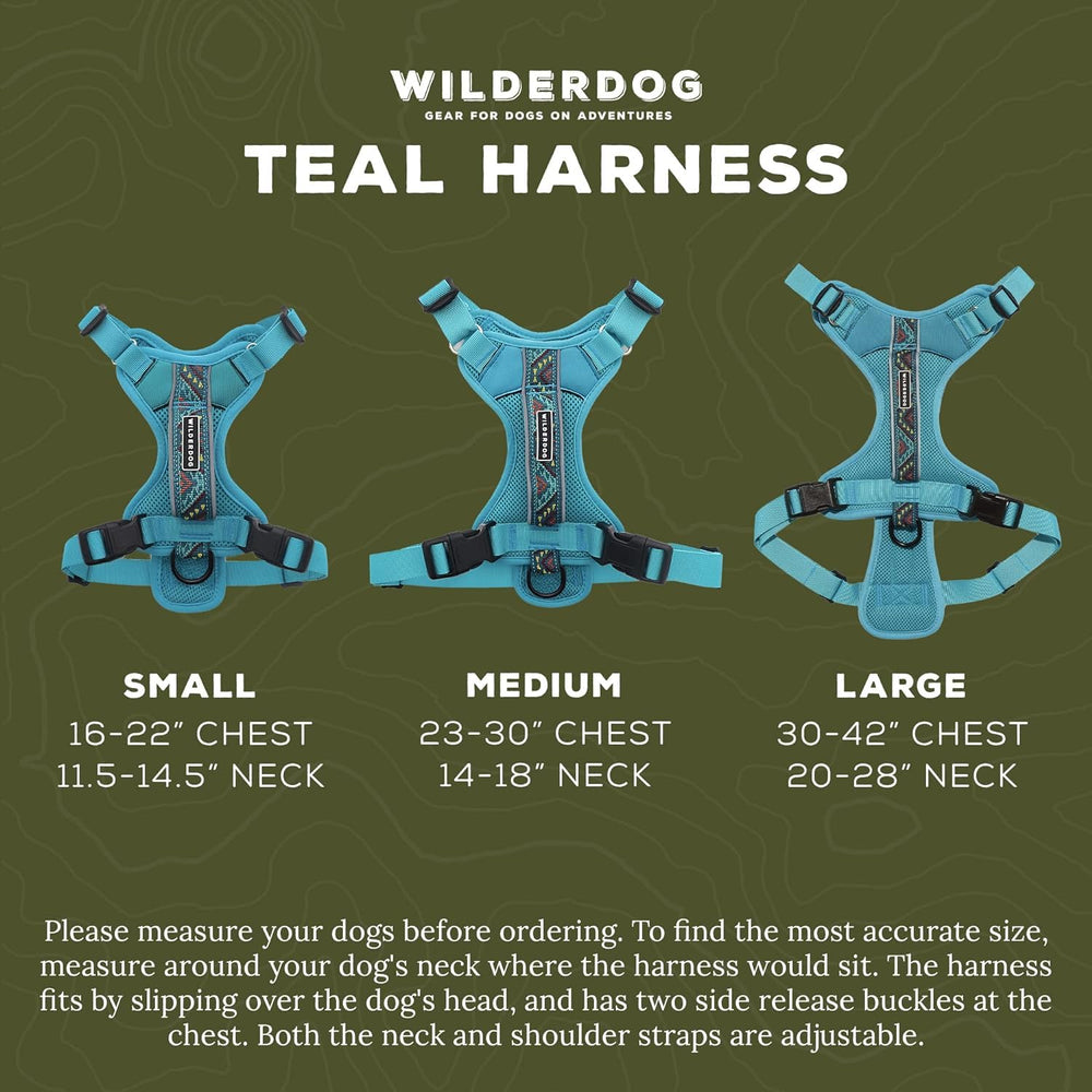 Wilderdog harness reflective stripes improve visibility during low-light strolls