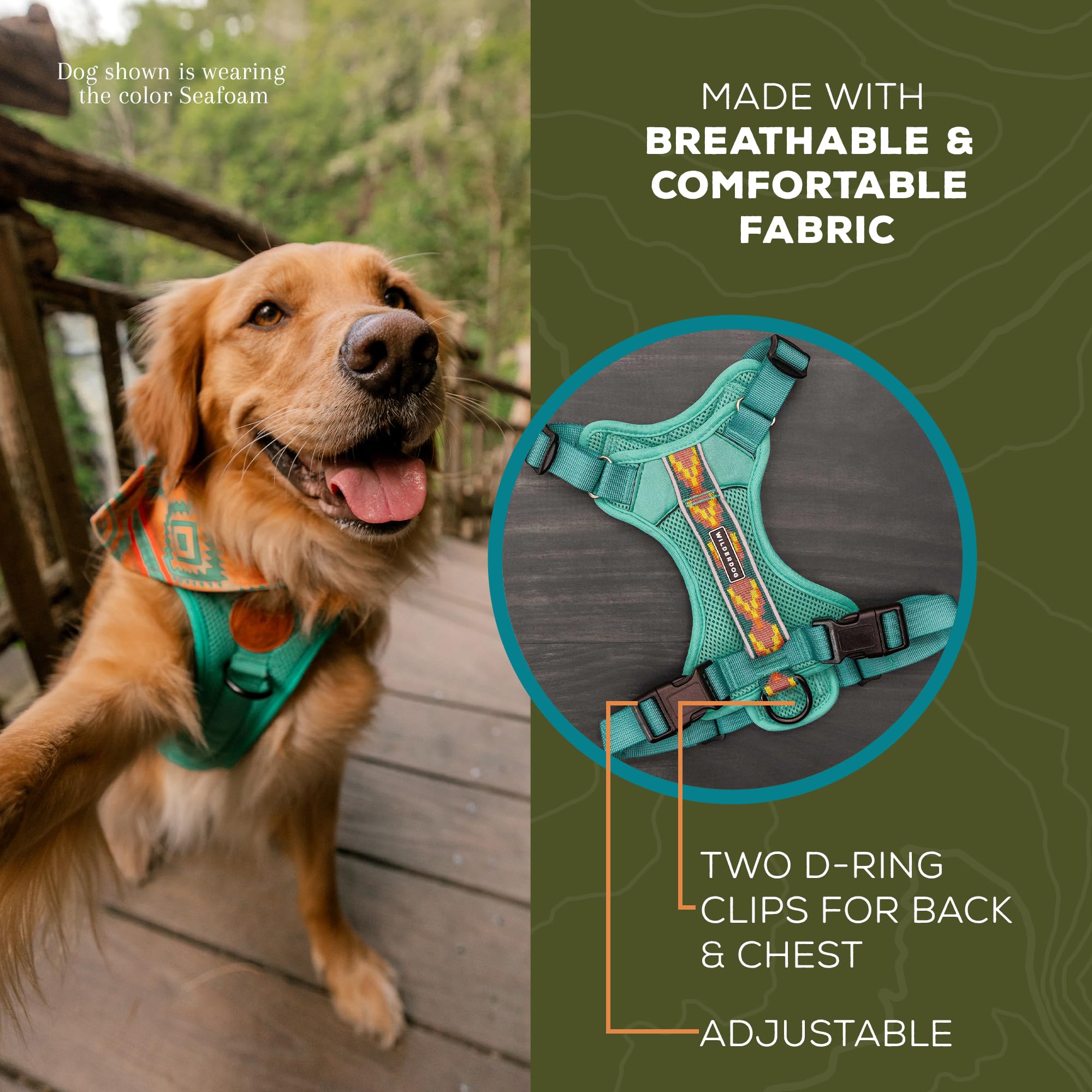 Wilderdog seafoam top-handle closeup highlights easy grab over obstacles