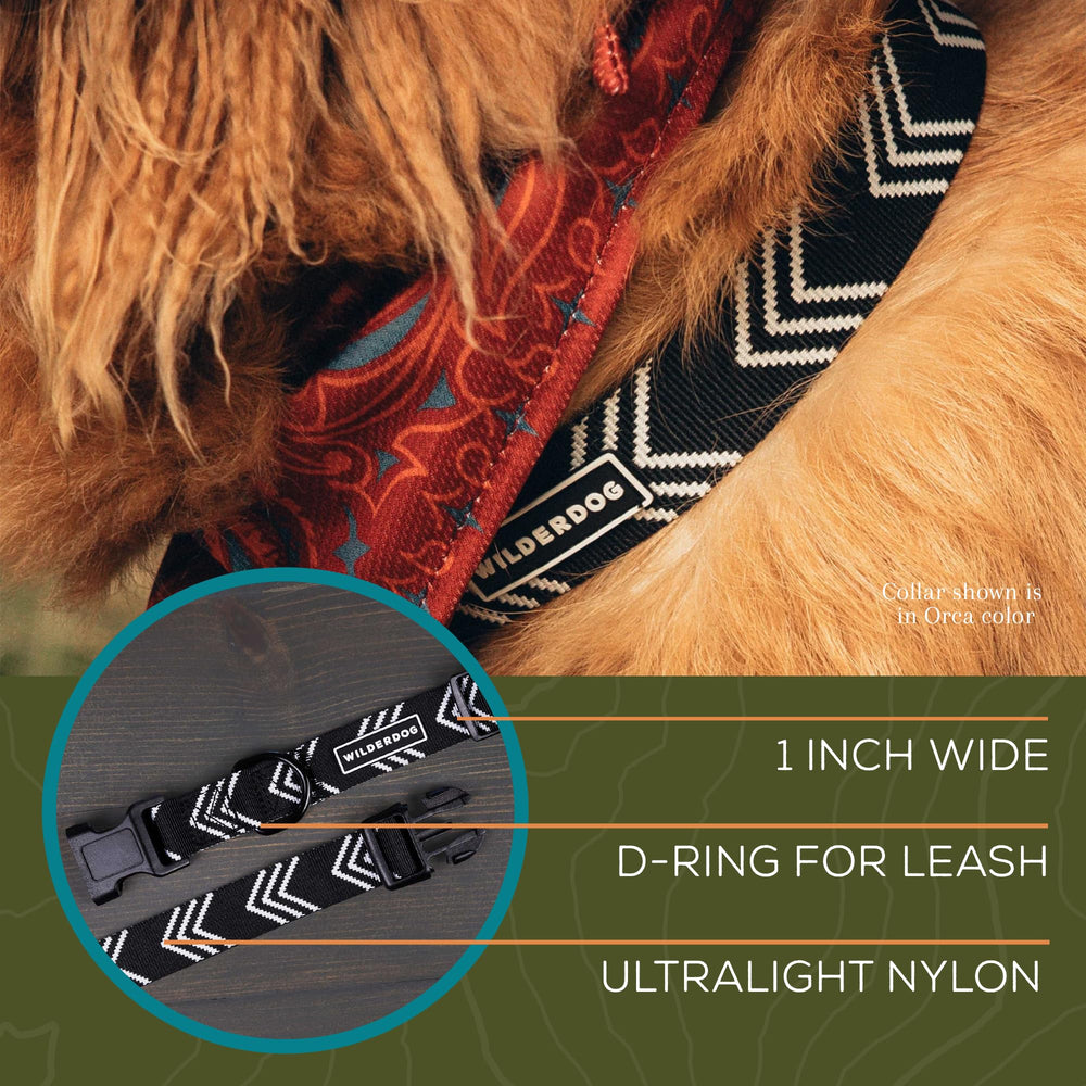 Wilderdog Ultralight Collar Orca size-guide image, helping you choose the right fit.