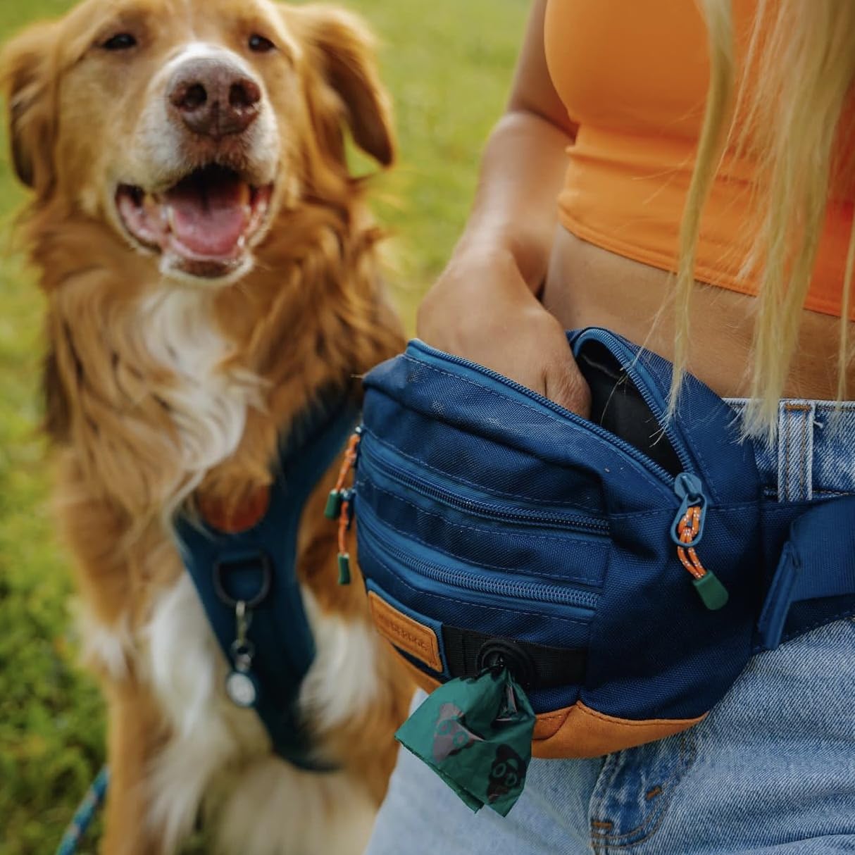 Wilderdog Utility Fanny Pack strap adjustment close-up for secure fit.