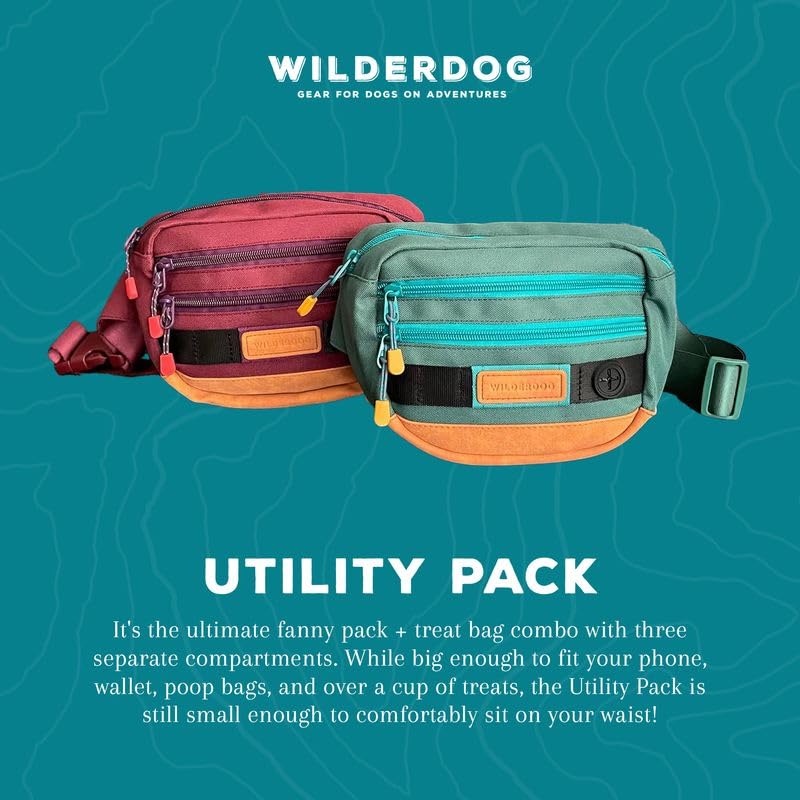 Wilderdog Utility Fanny Pack lightweight design weighs 4.4 oz.