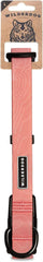 Wilderdog waterproof collar guava closeup showing rugged material that repels water and dirt for outdoor use.