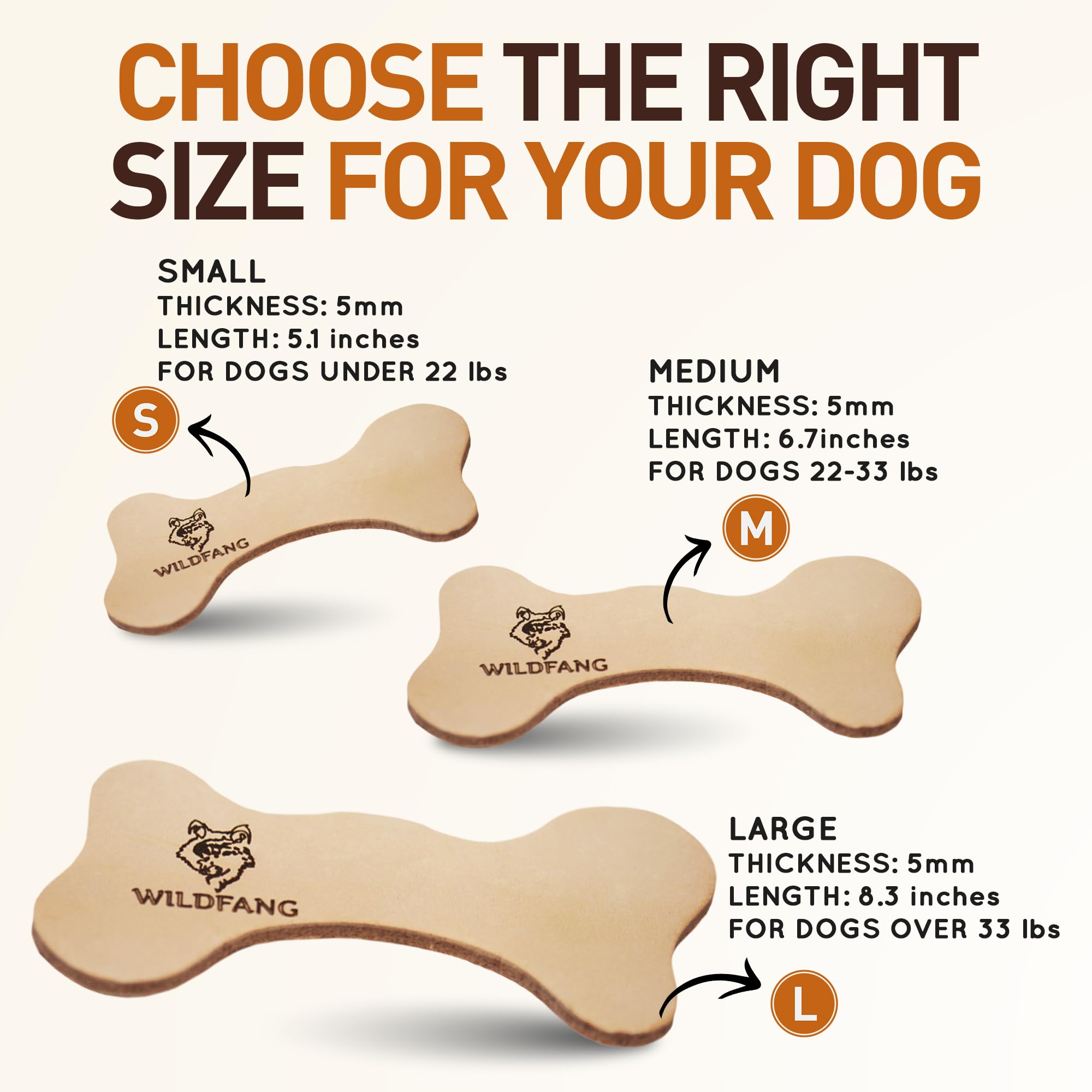 Wildfang Leather Dog Toy Small dog-chewing angle demonstrates oral-care-friendly chew